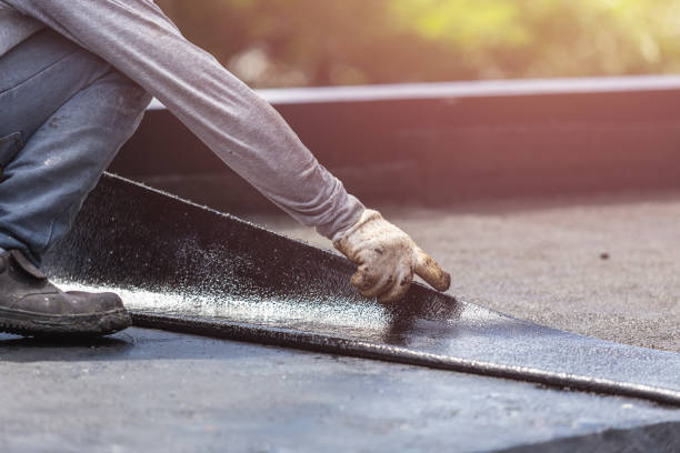 Professional Basement Waterproofing technician working in Philo, IL
